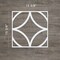 Ekena Millwork Medium Crosby Decorative Fretwork Wall Panels in Architectural Grde PVC, 15 3/8"W x 15 3/8"H x 3/8"T WALP16X16CRO - alternate 3